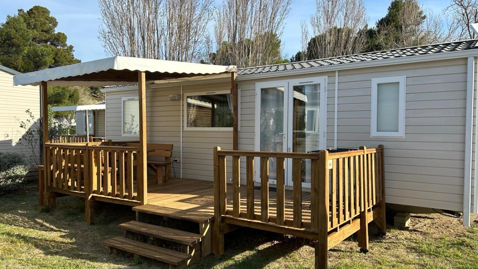 Mobil-Home - Narbonne-Plage - Clim, Tv Ngoại thất bức ảnh